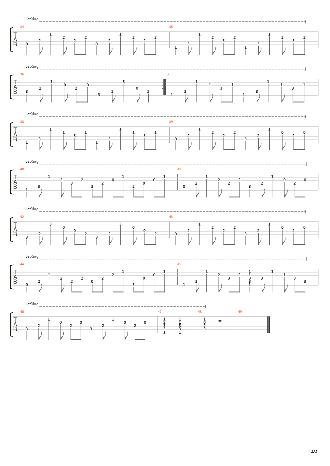 I Will Follow You Into The Dark吉他谱