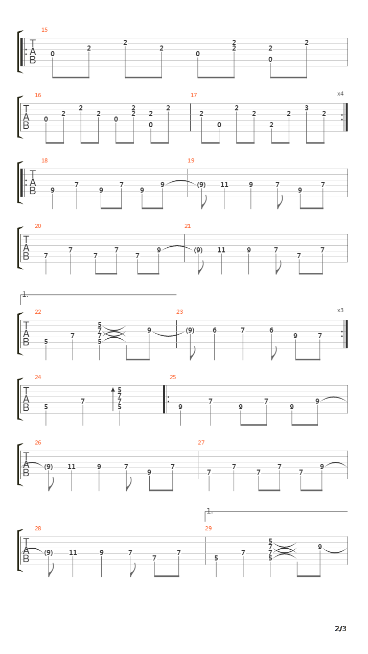 Title And Registration吉他谱