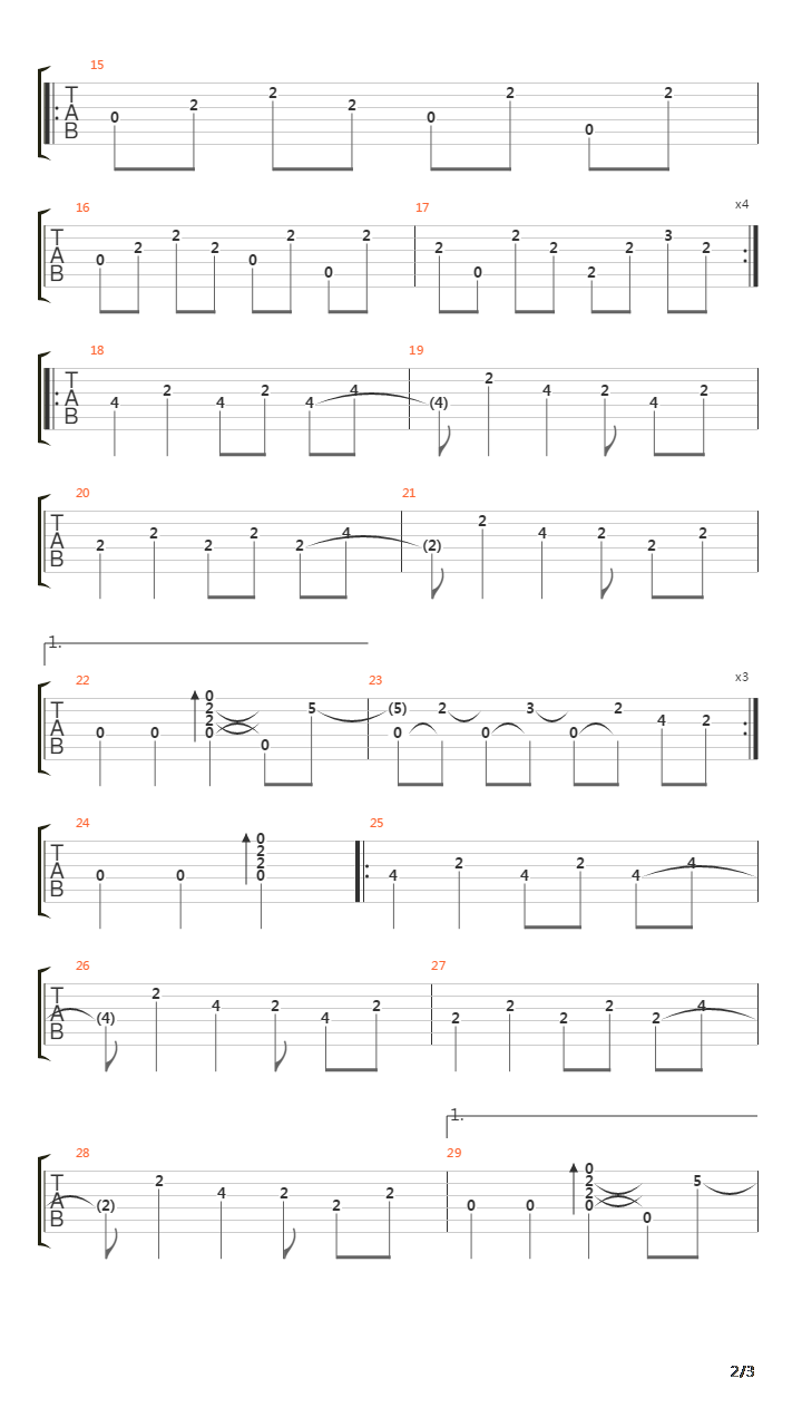 Title And Registration吉他谱