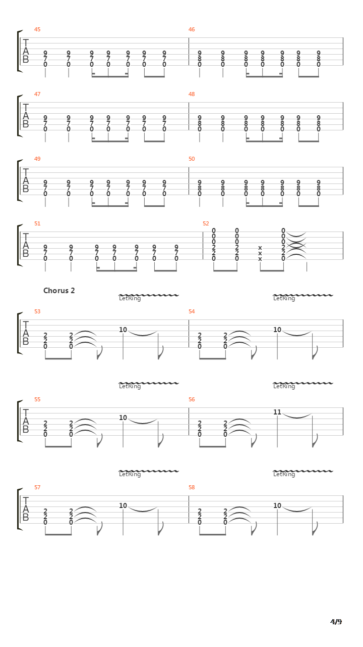 7 Words吉他谱