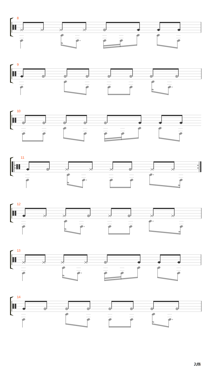 976-evil吉他谱