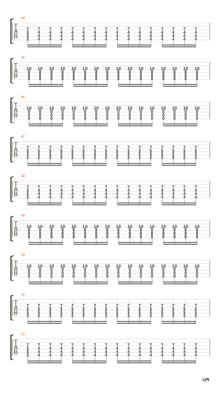Back To School吉他谱