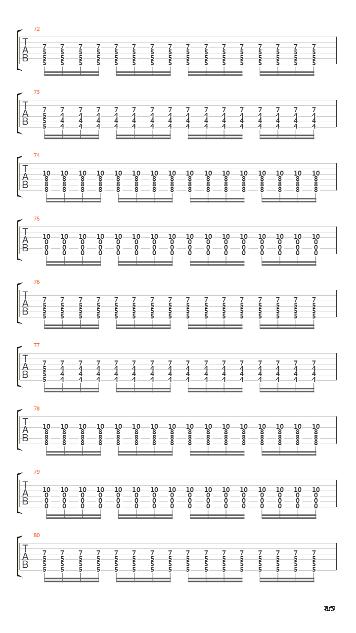 Back To School吉他谱