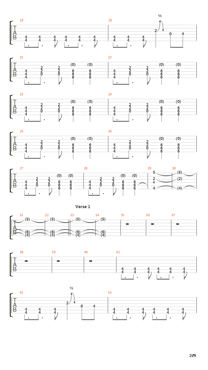 Birthmark吉他谱