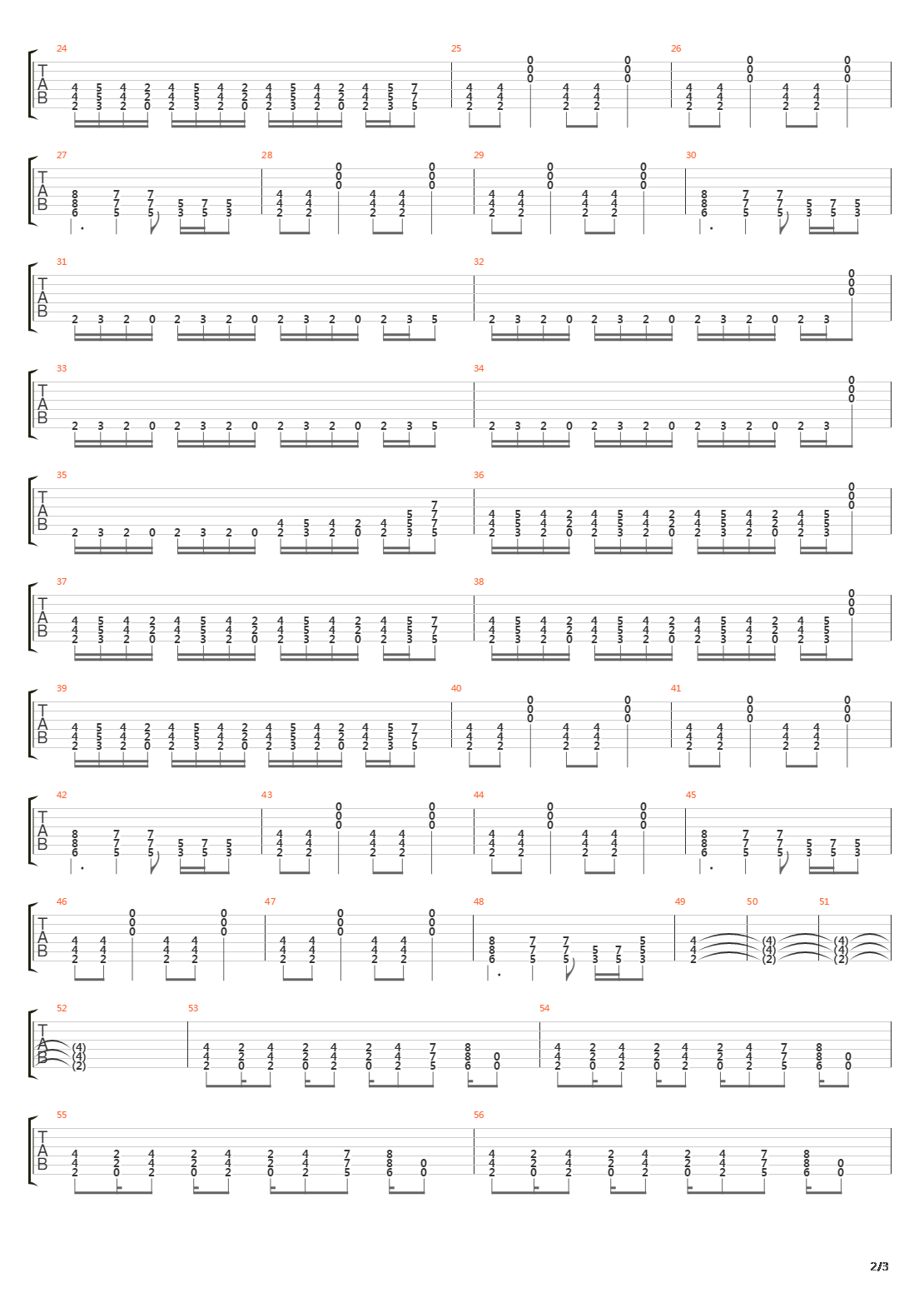 Engine 9吉他谱