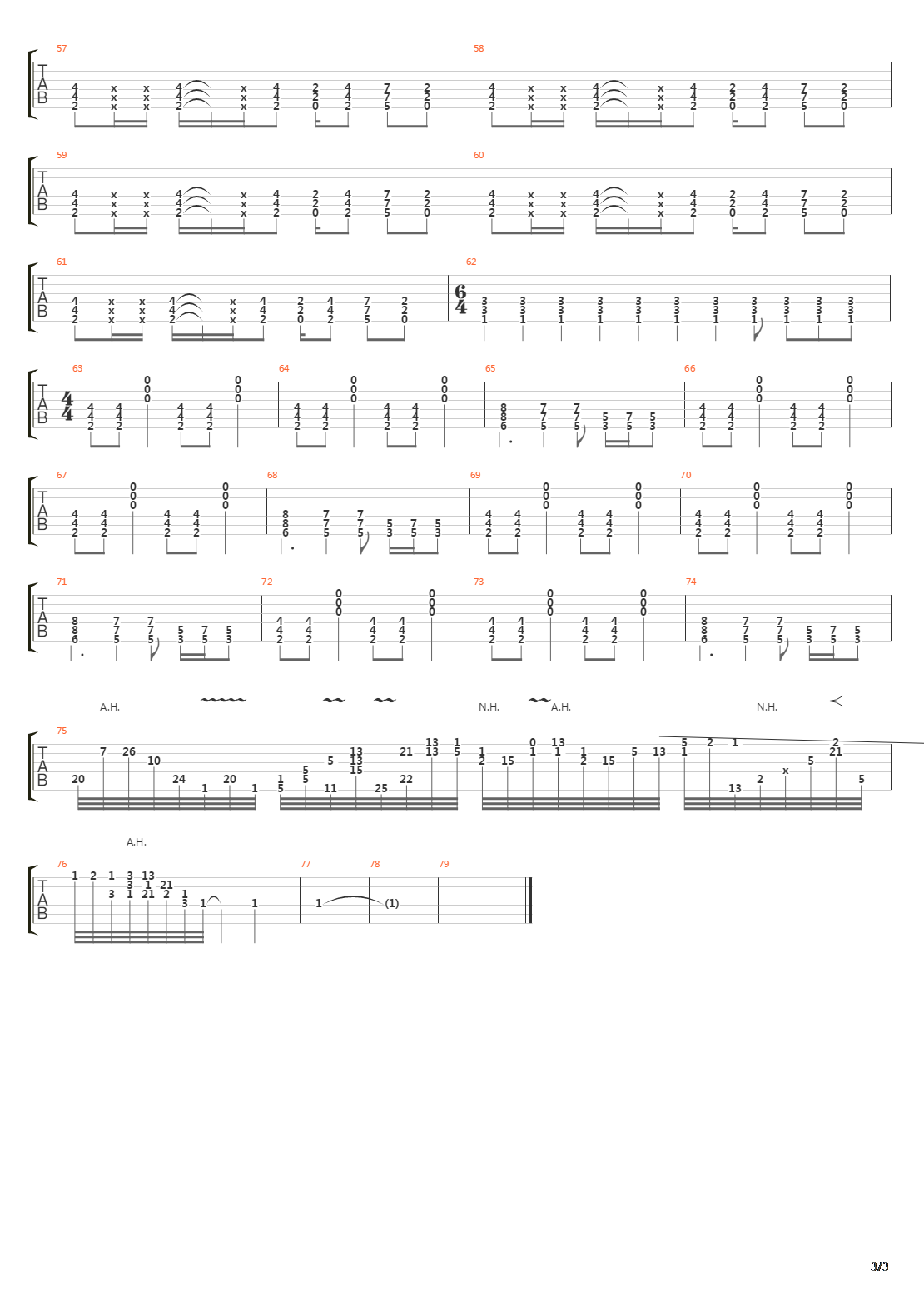 Engine 9吉他谱