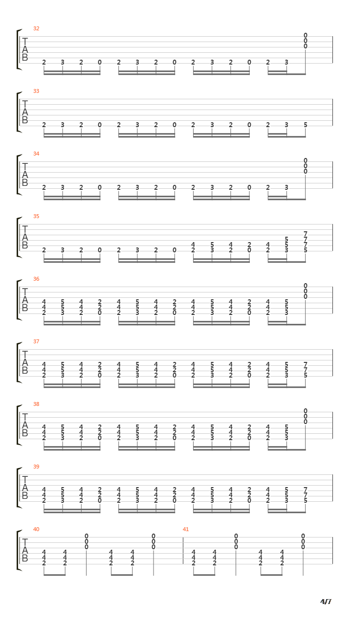 Engine No 9吉他谱