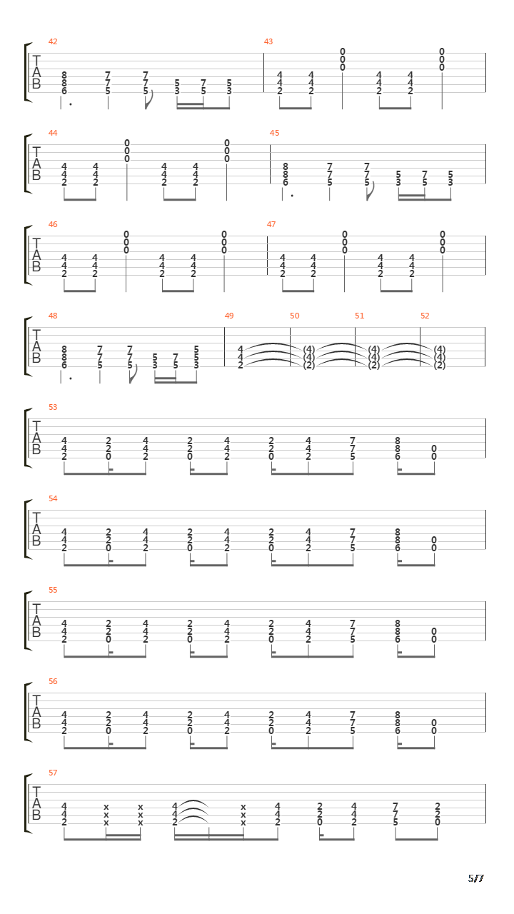 Engine No 9吉他谱