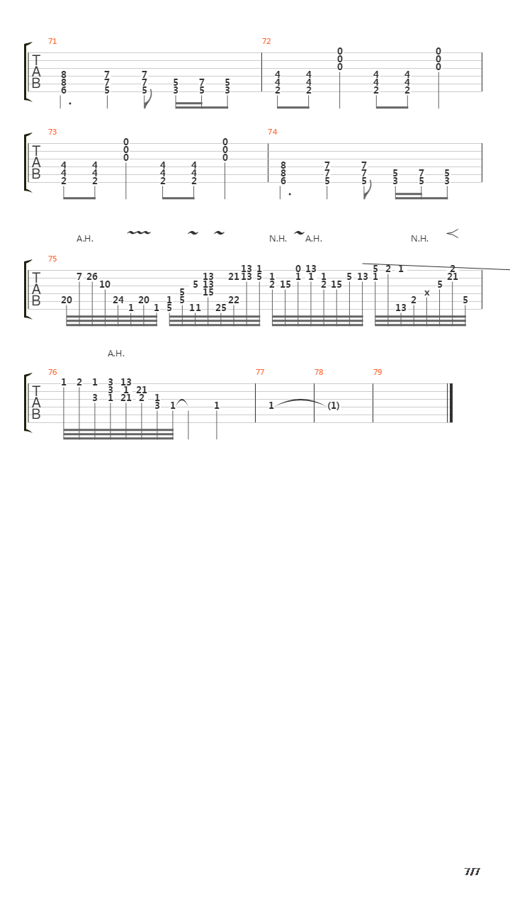 Engine No 9吉他谱