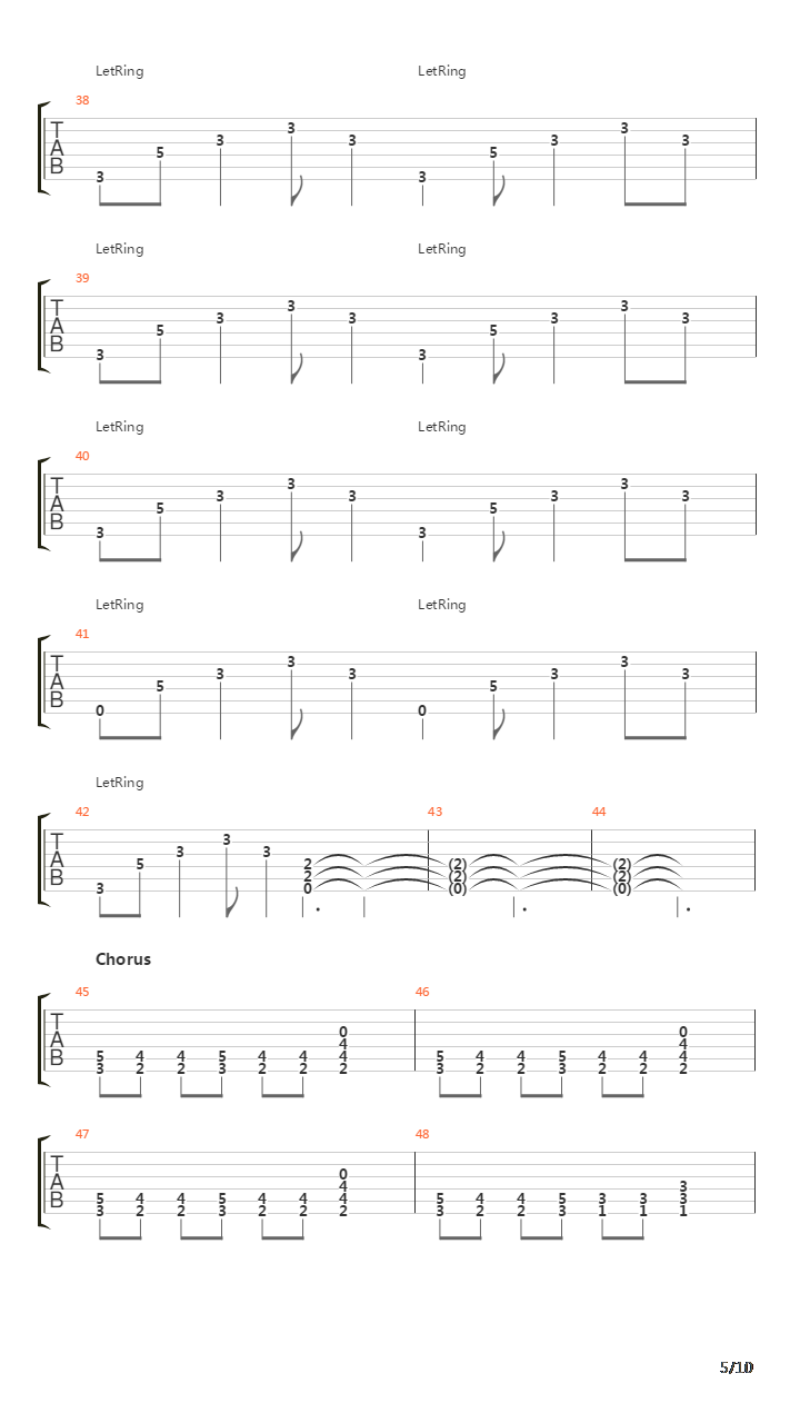 Fireal吉他谱