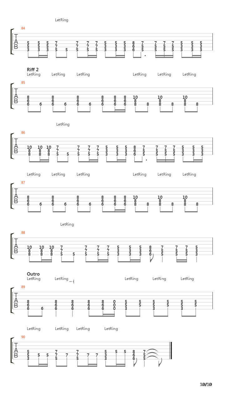 Fireal吉他谱