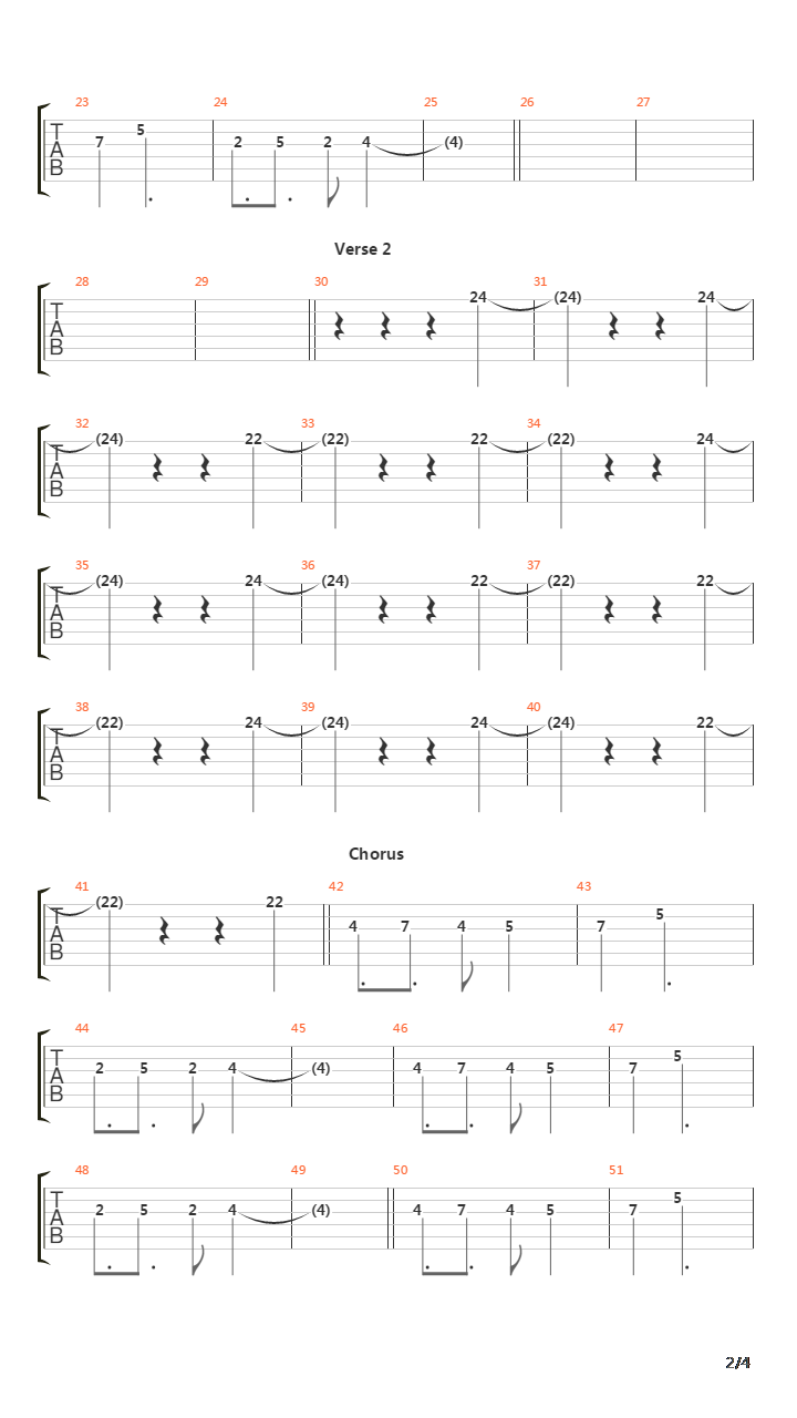 Gauze吉他谱