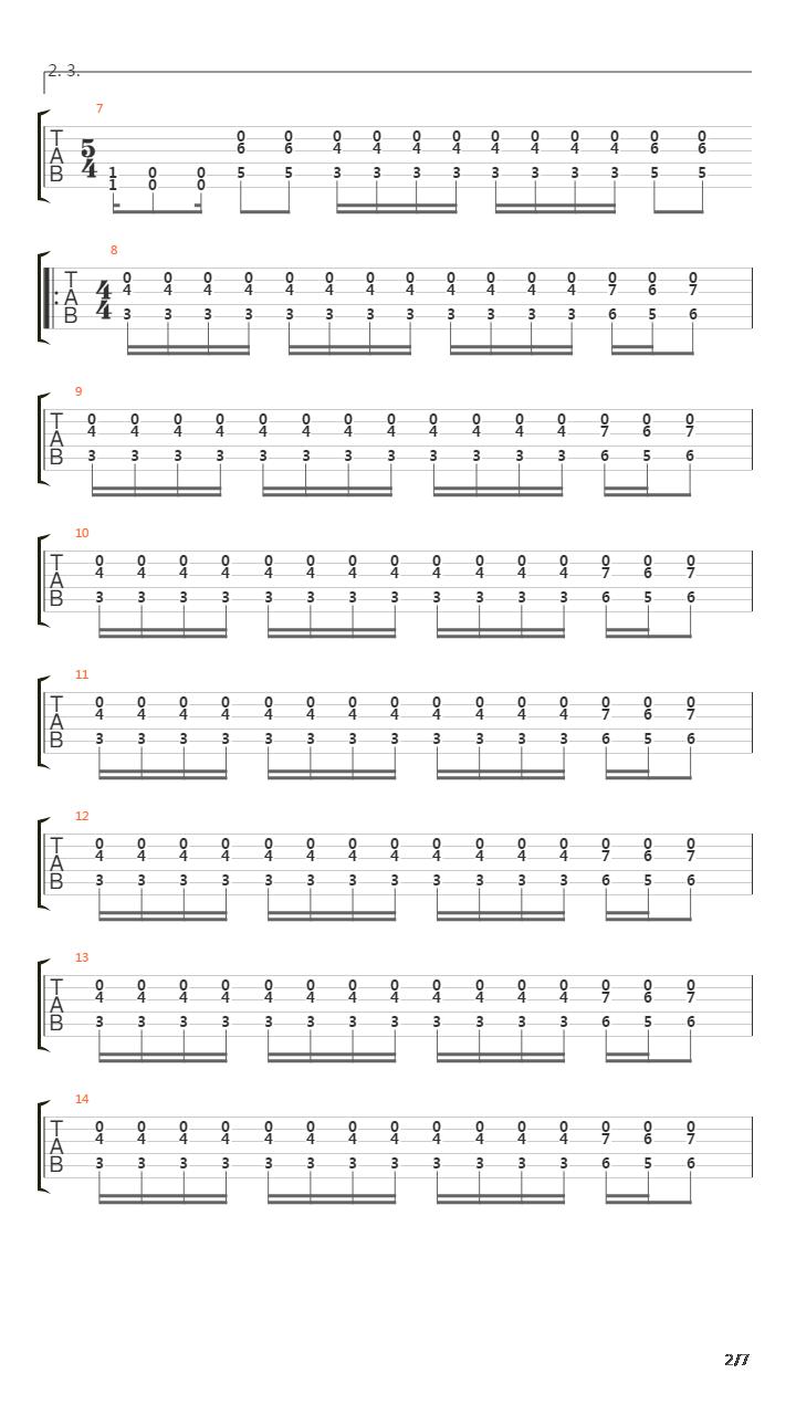 Korea吉他谱