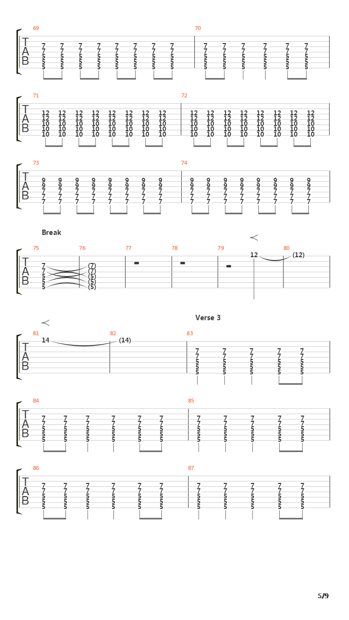 Minerva吉他谱
