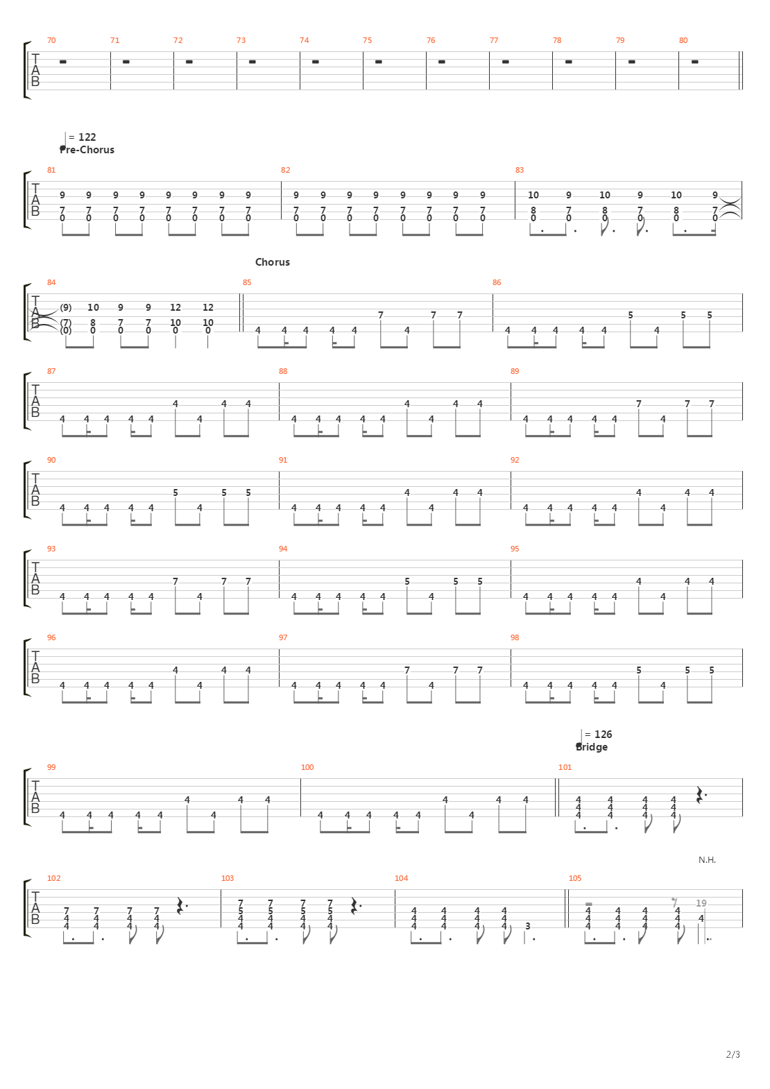 Passenger吉他谱