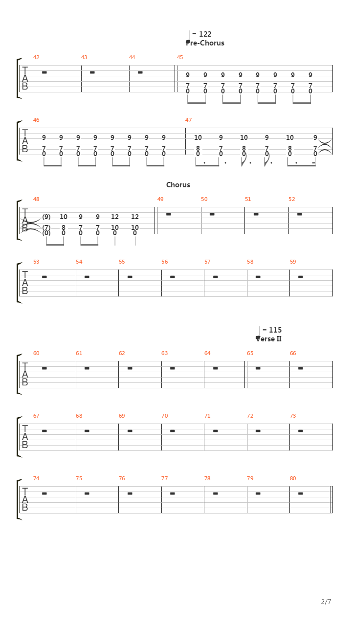 Passenger吉他谱