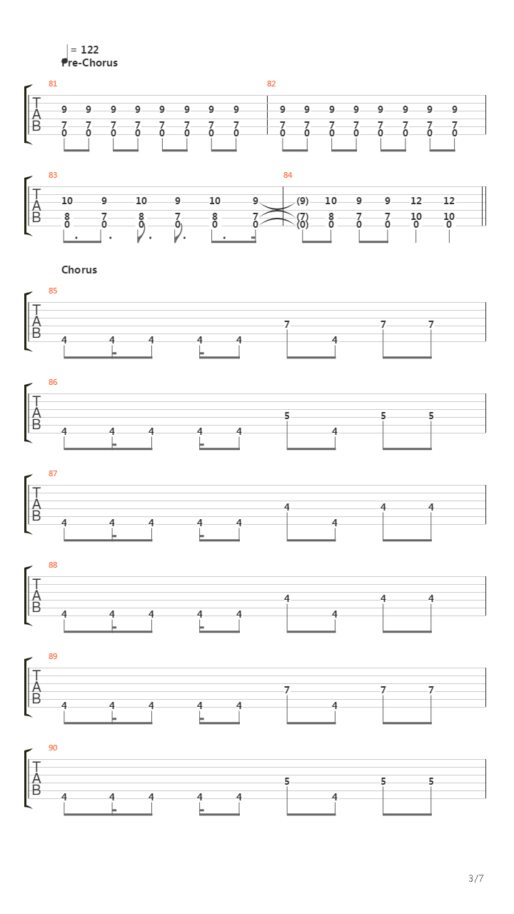 Passenger吉他谱