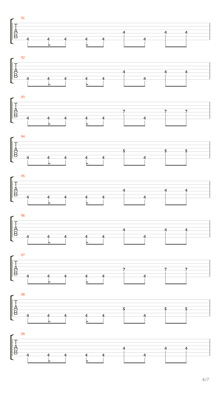 Passenger吉他谱