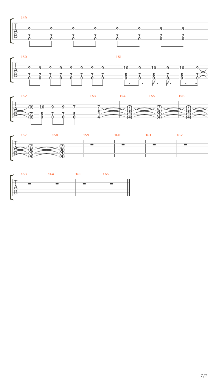 Passenger吉他谱