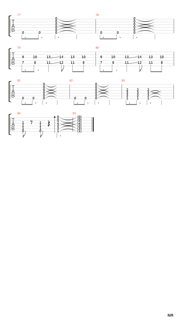 Root吉他谱