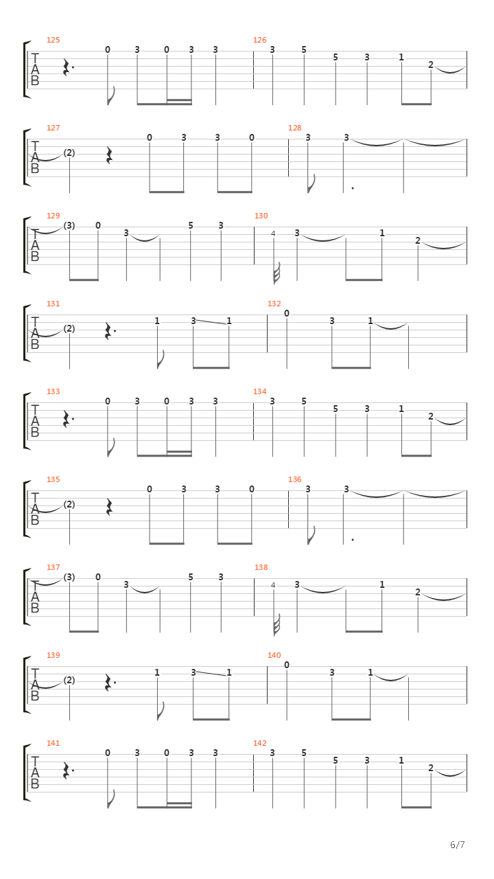 Simple Man吉他谱