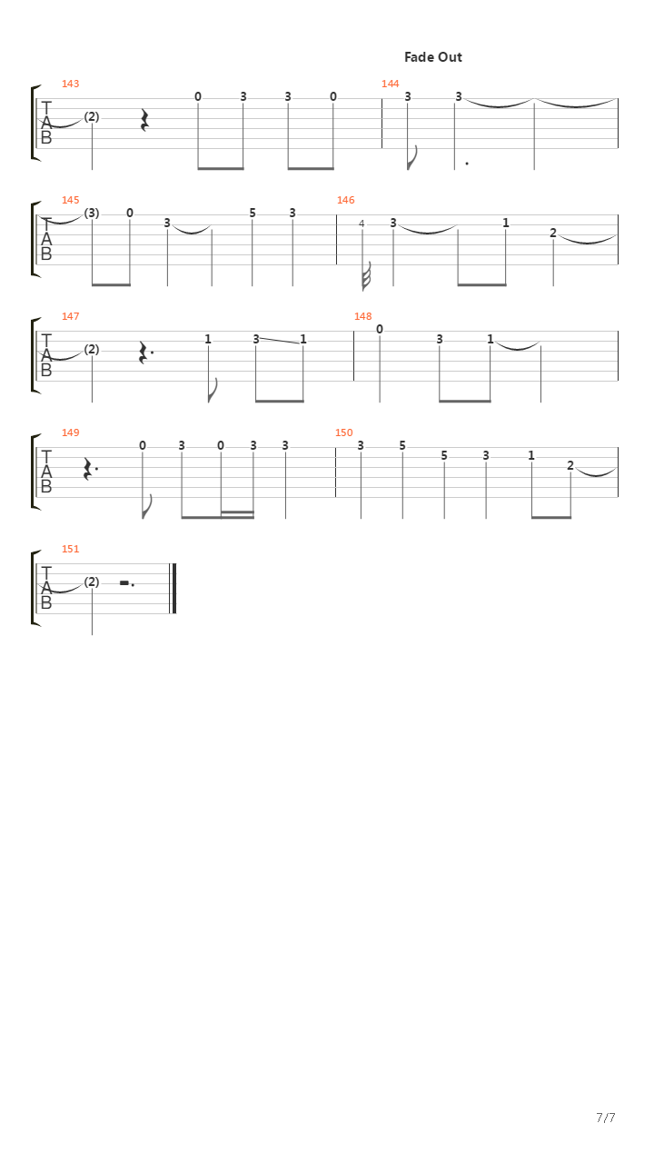 Simple Man吉他谱