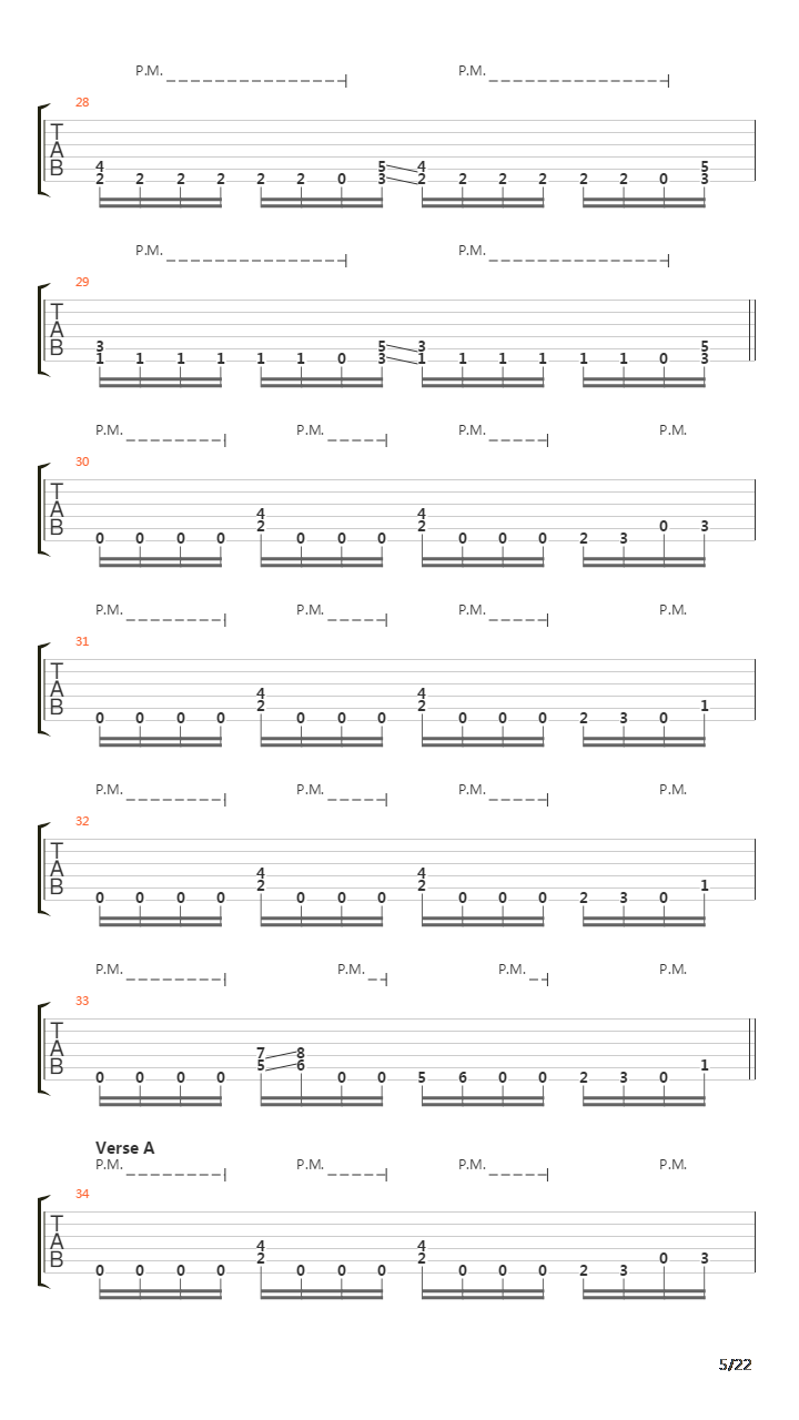 Life Without Sense吉他谱