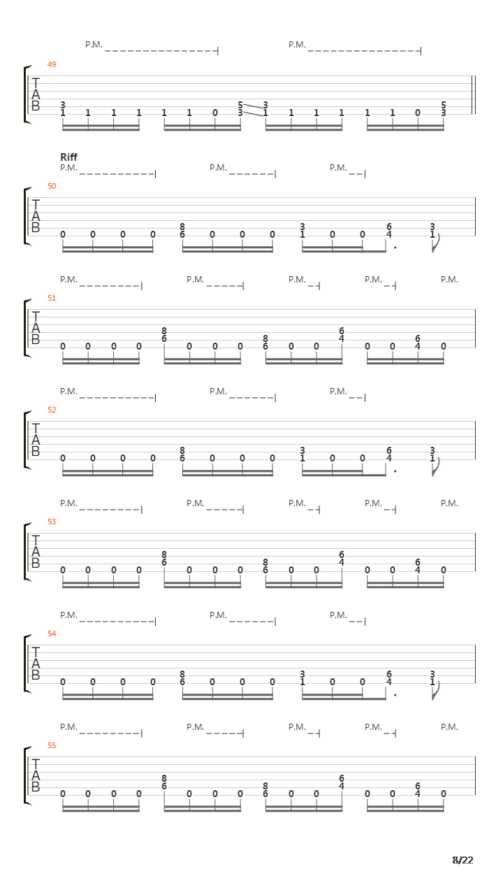 Life Without Sense吉他谱