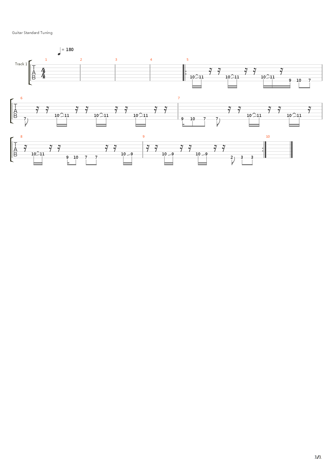 The Heretic吉他谱