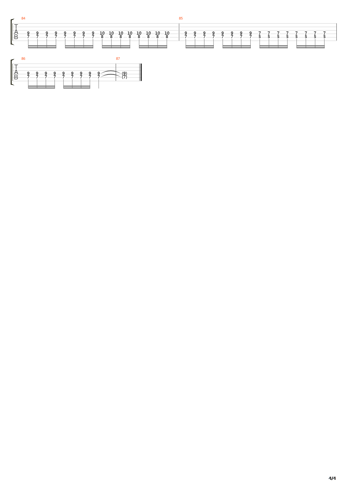 Tormentor吉他谱