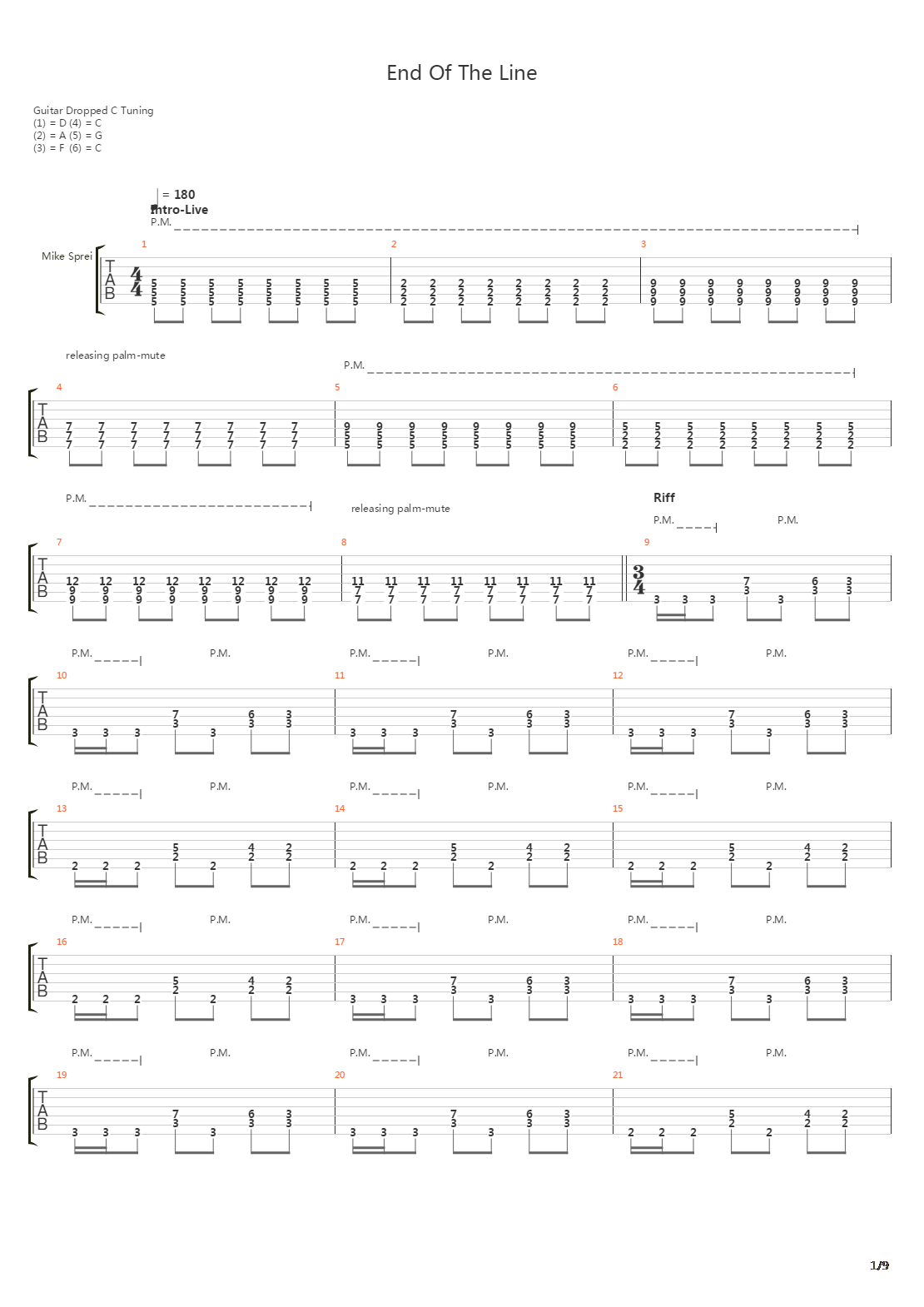 End Of The Line吉他谱