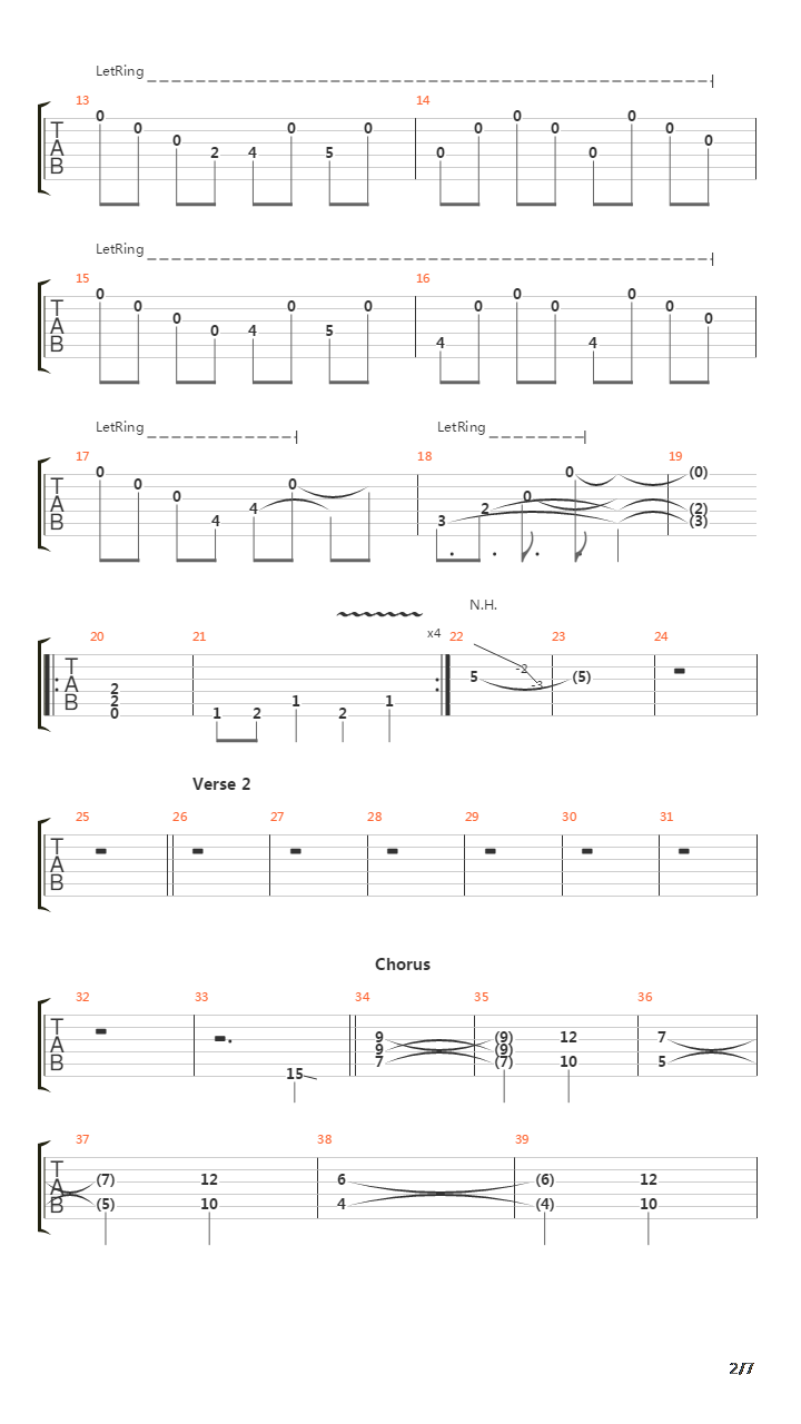 Strange Highways吉他谱