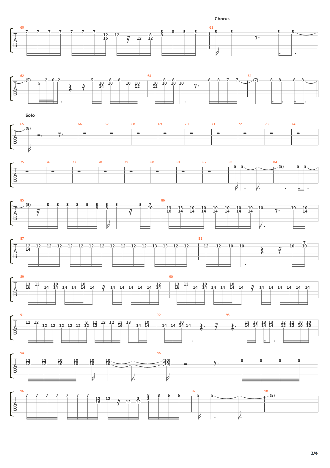 The Last In Line吉他谱