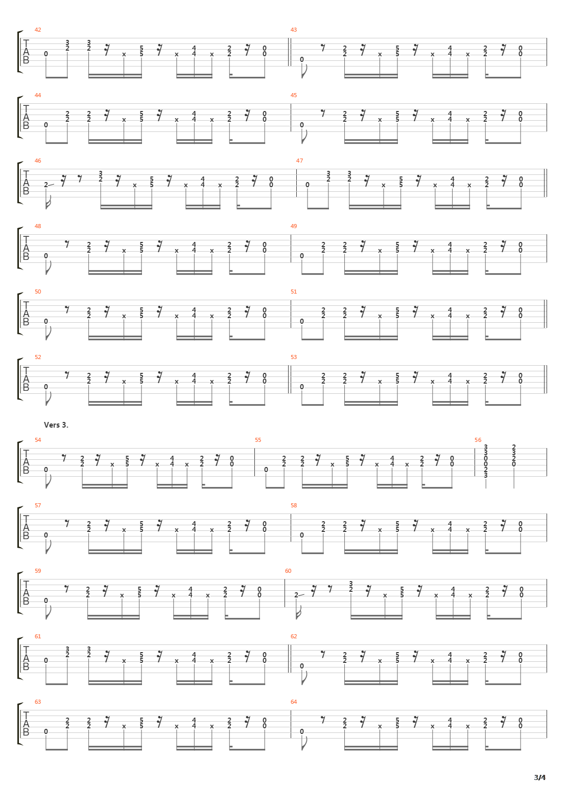 Southbound Again吉他谱