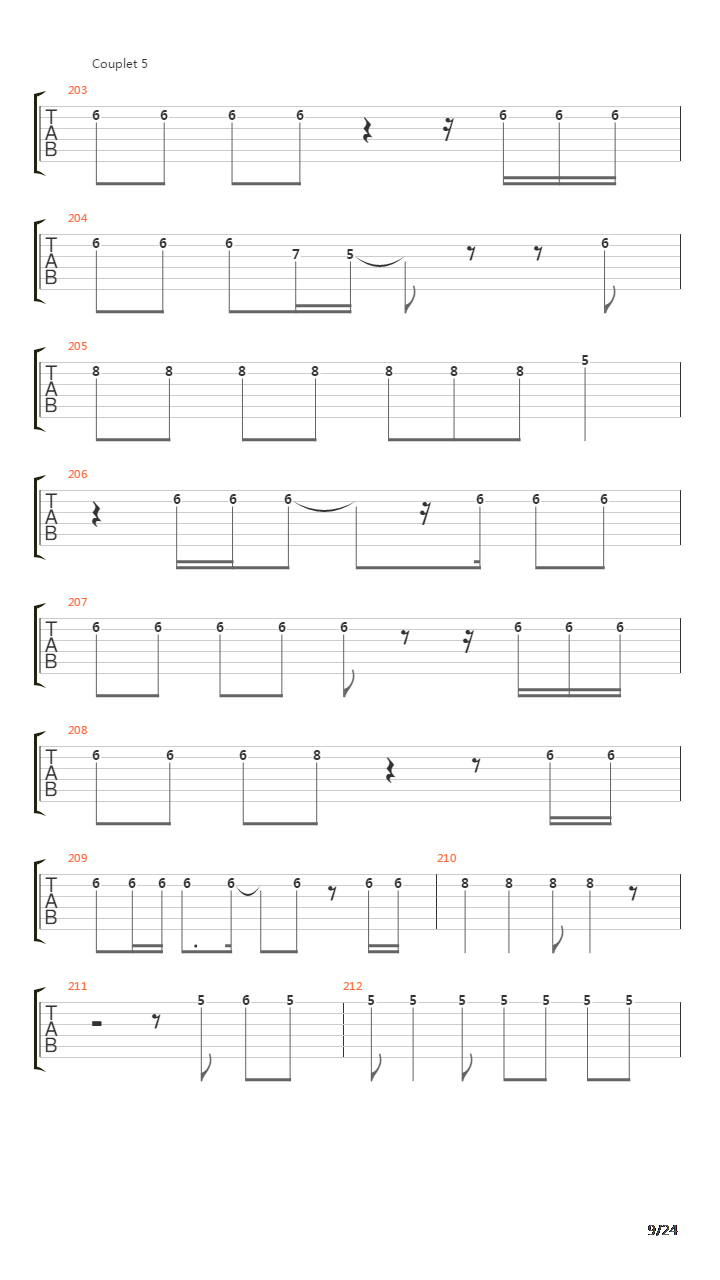 Telegraph Road吉他谱