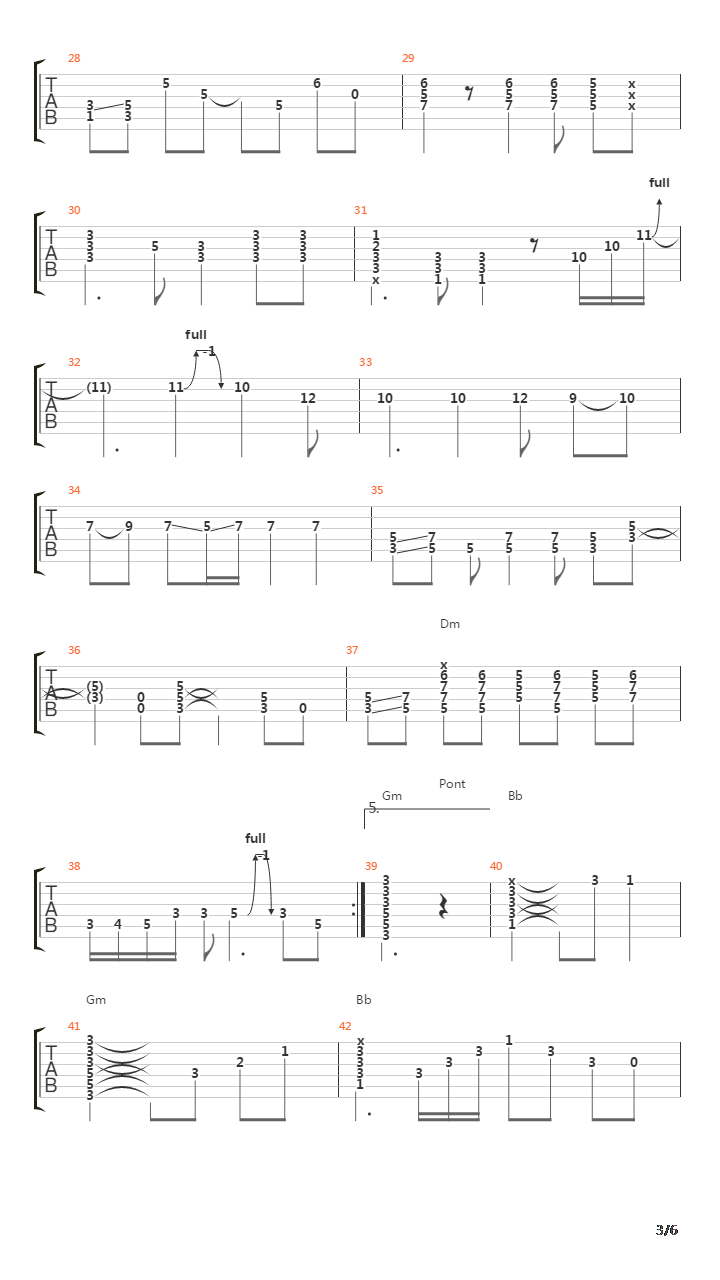 Tunnel Of Love吉他谱