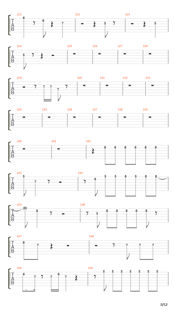 Tunnel Of Love吉他谱