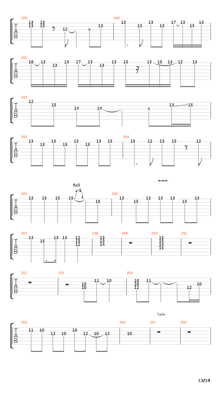 Tunnel Of Love吉他谱