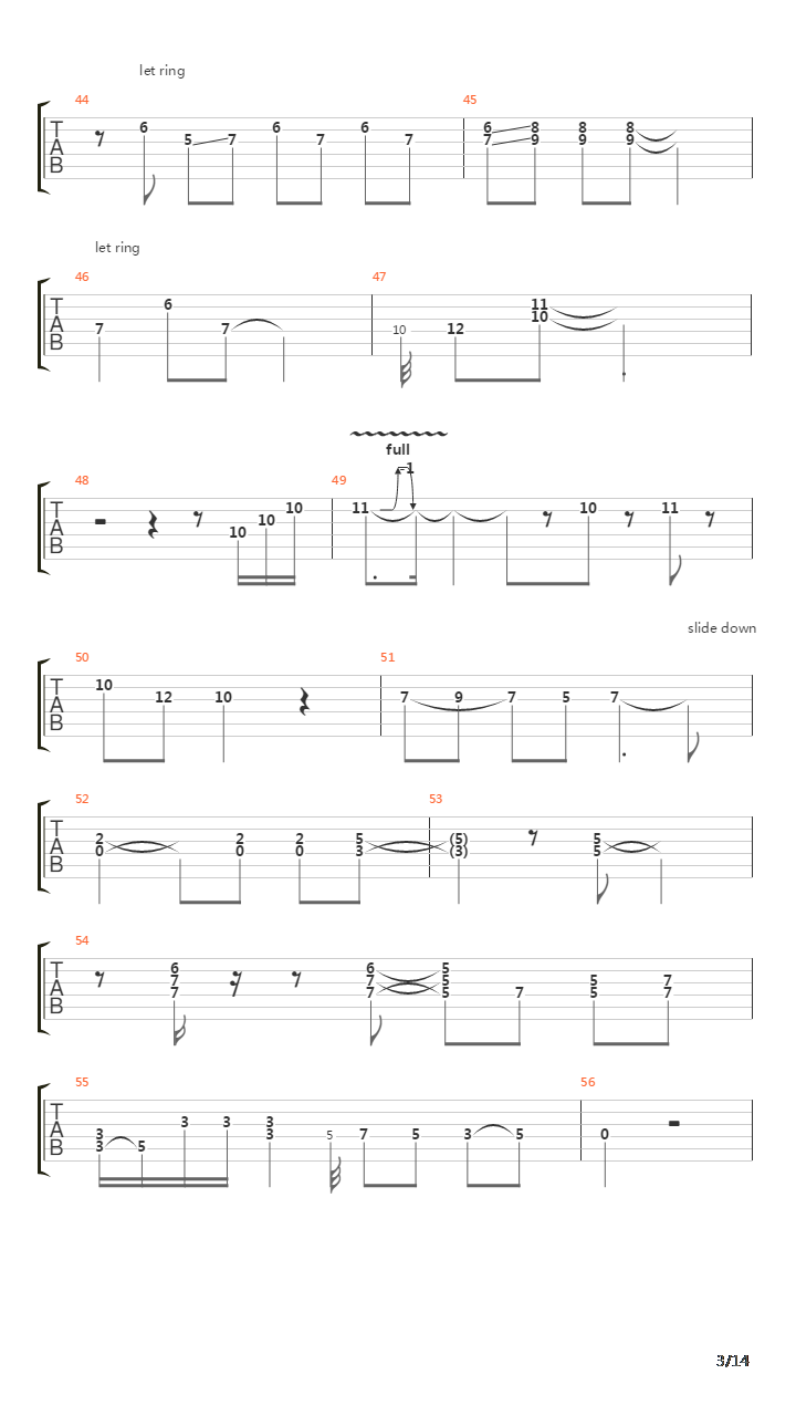 Tunnel Of Love吉他谱