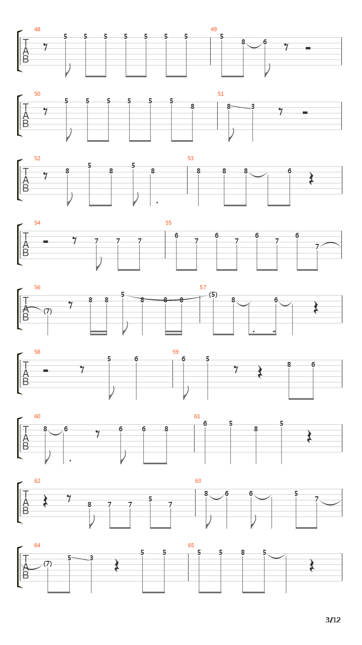 Tunnel Of Love吉他谱