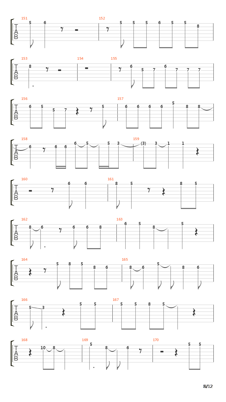 Tunnel Of Love吉他谱