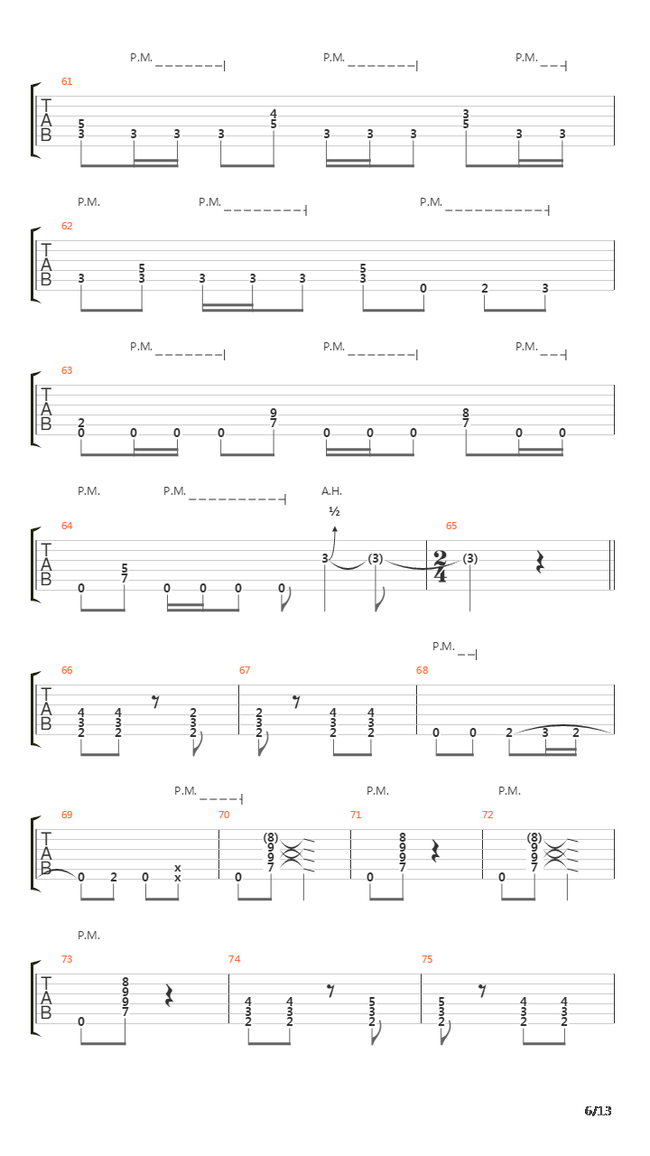 Beyond The Horizon吉他谱