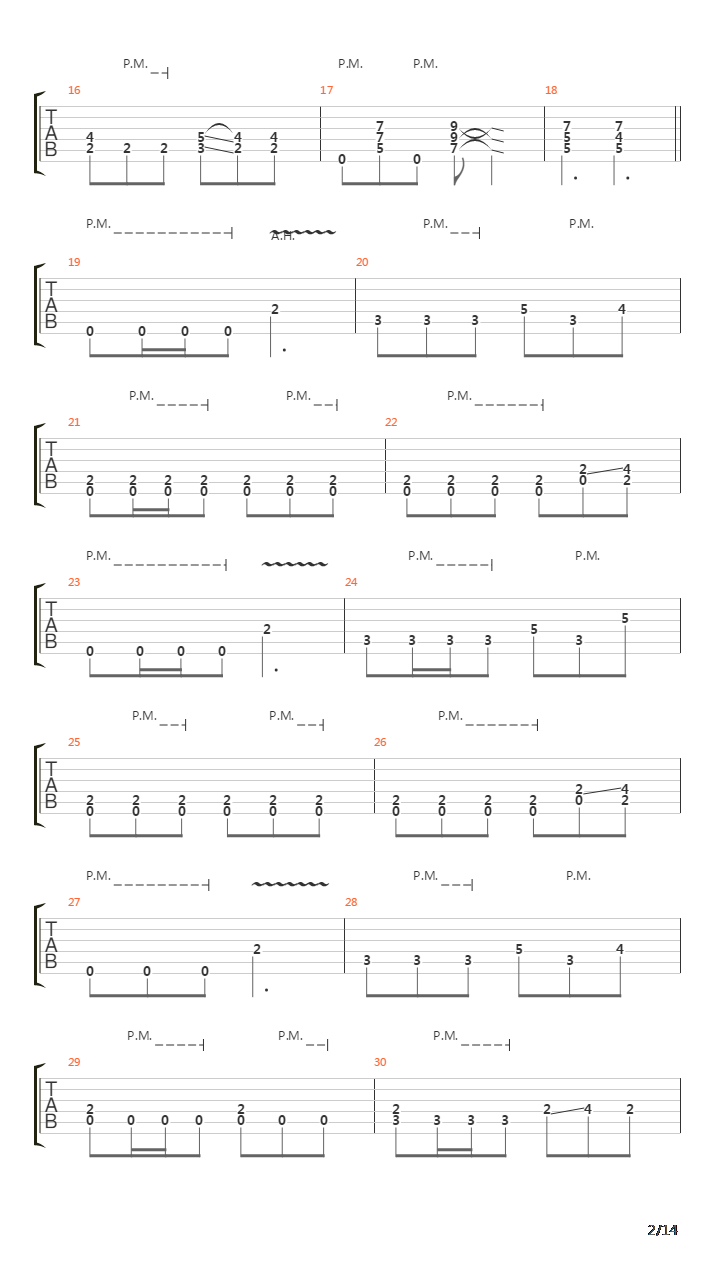 Maha Kali吉他谱