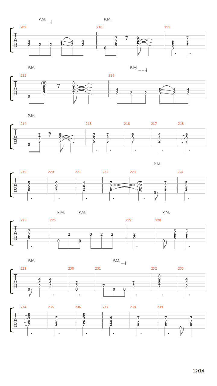 Maha Kali吉他谱