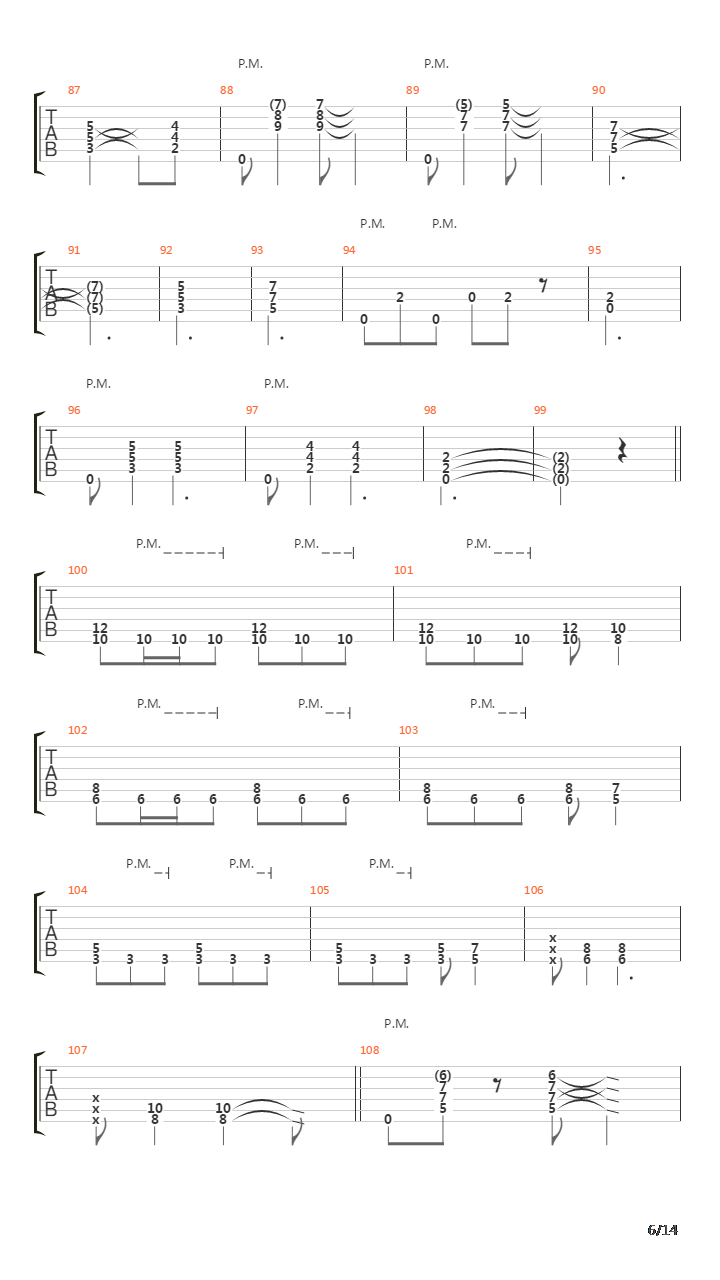 Maha Kali吉他谱