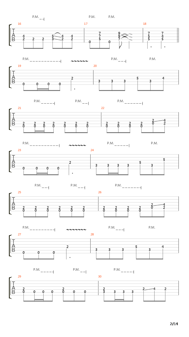 Maha Kali吉他谱