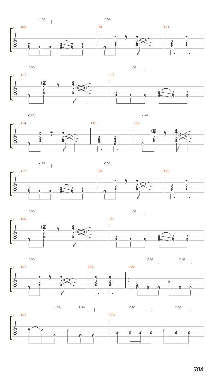 Maha Kali吉他谱