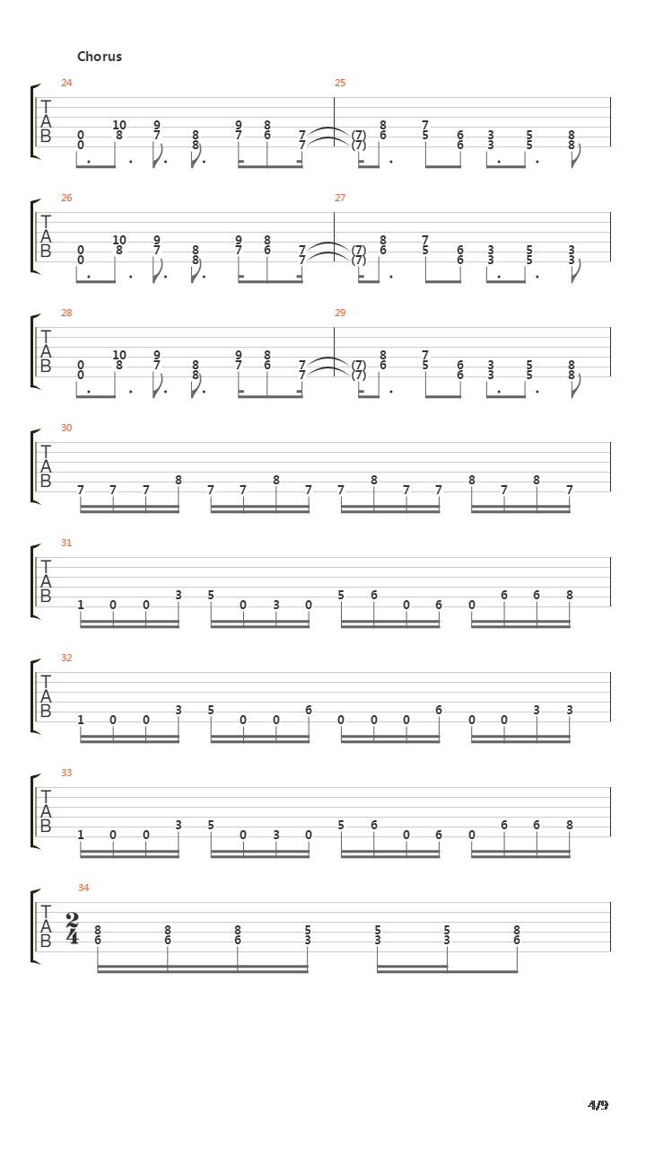 3吉他谱