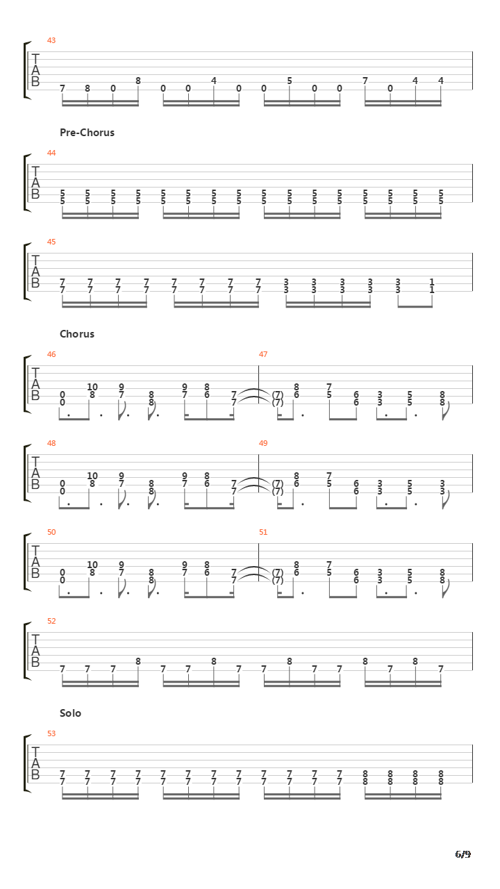 3吉他谱