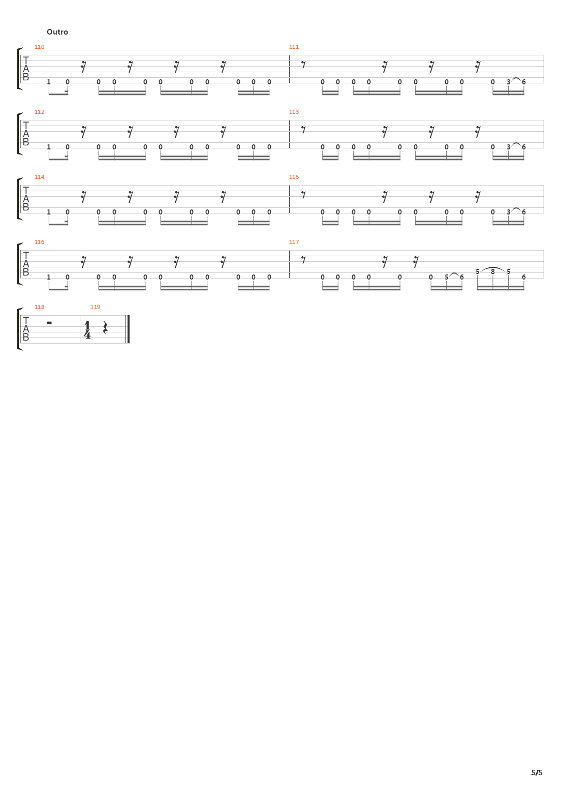 Another Way To Die吉他谱